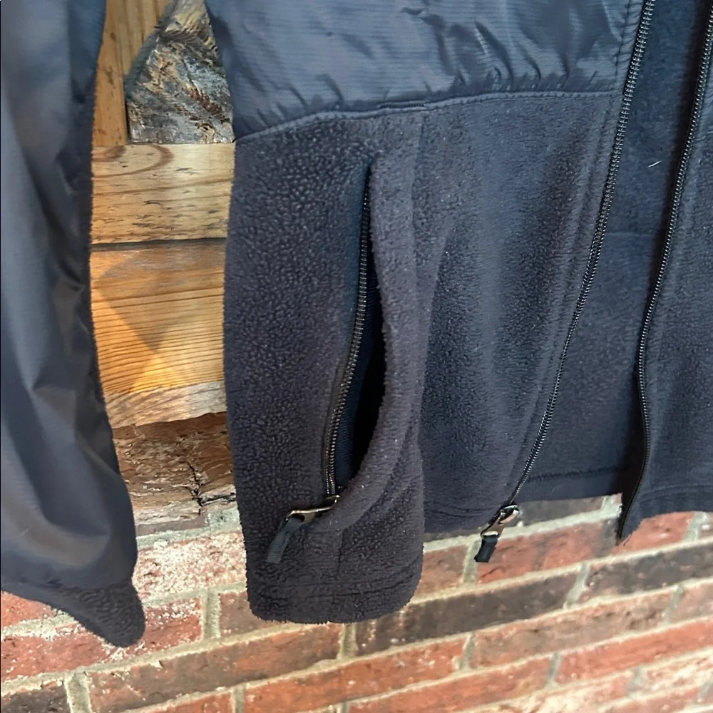 Columbia Boys' Steens Mt II Overlay fleece jacket in black size medium (10/12)